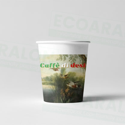 10 oz. Custom Printed Single Walled Paper Cup