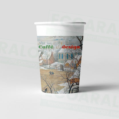 16 oz. Custom Printed Single Walled Paper Cup