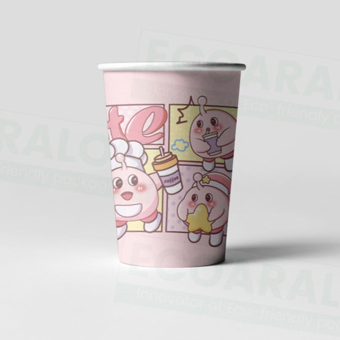 16 oz. Custom Printed Single Walled Paper Cup