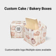 Custom Printed Cube Bakery & Cake Box - ecoaralon