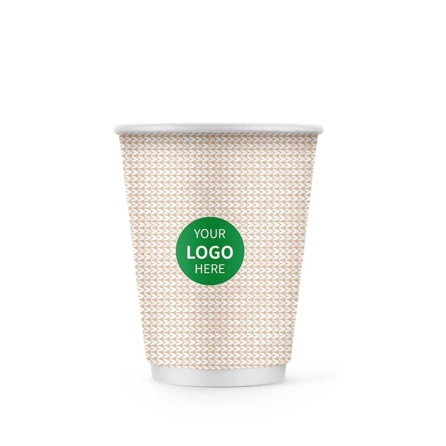 12 oz. Holiday Custom Printed Double Walled Paper Cup - 09 - ecoaralon