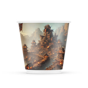 Premium Multicolor Custom Printed Double Wall Cups 500pcs