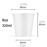Best-Seller Custom 8oz Single Wall Cups - ecoaralon