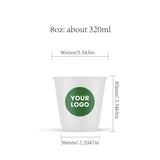 Custom Printed Paper Cups | Single & Double Wall 8oz–16oz - ecoaralon