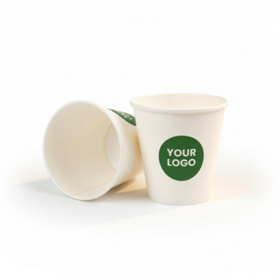 8oz Custom Printed Single Wall Paper Cups Premium Multicolor WaterProof - ecoaralon
