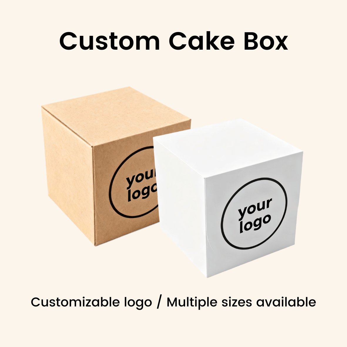 Custom Printed Bakery Cake Box