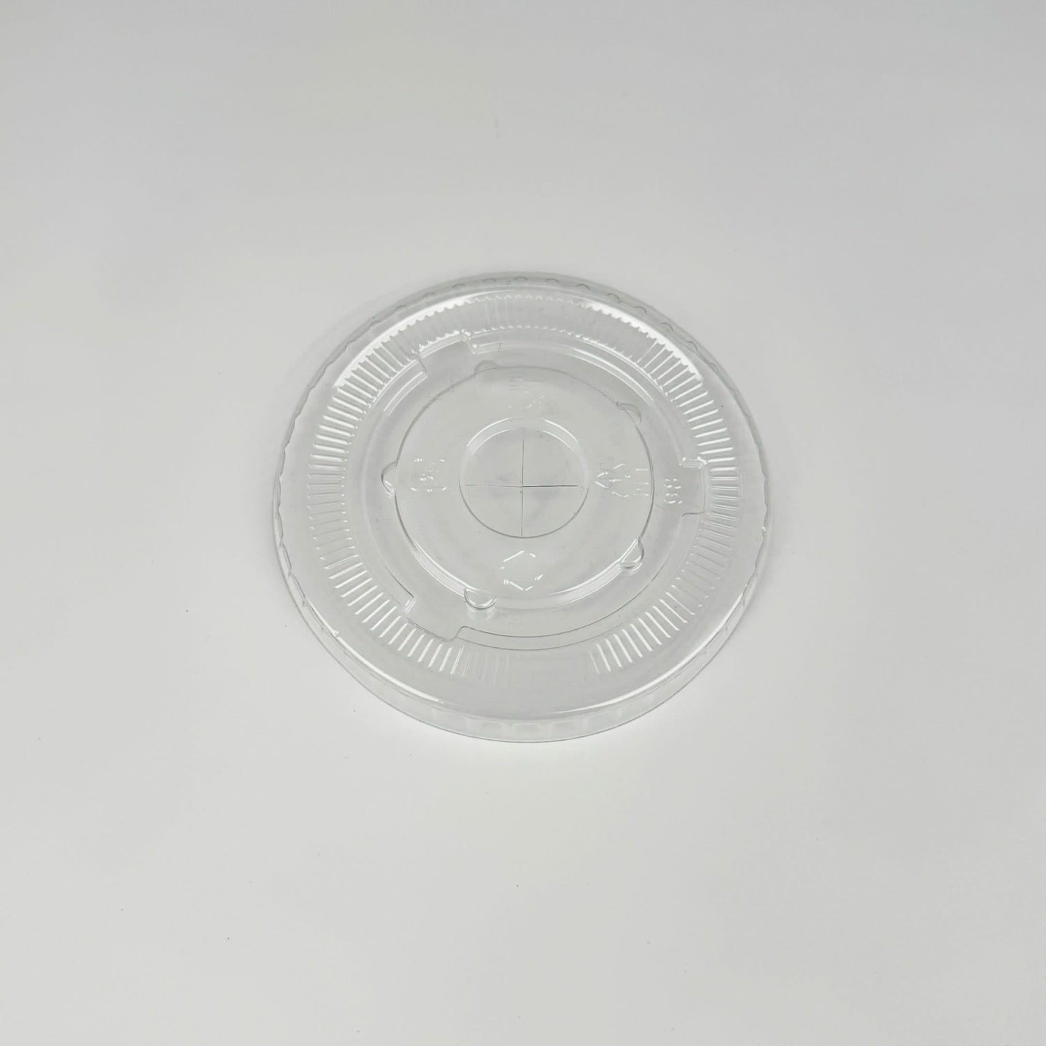 98mm Flat Straw Lid For Plastic Cup 1000pcs - ecoaralon