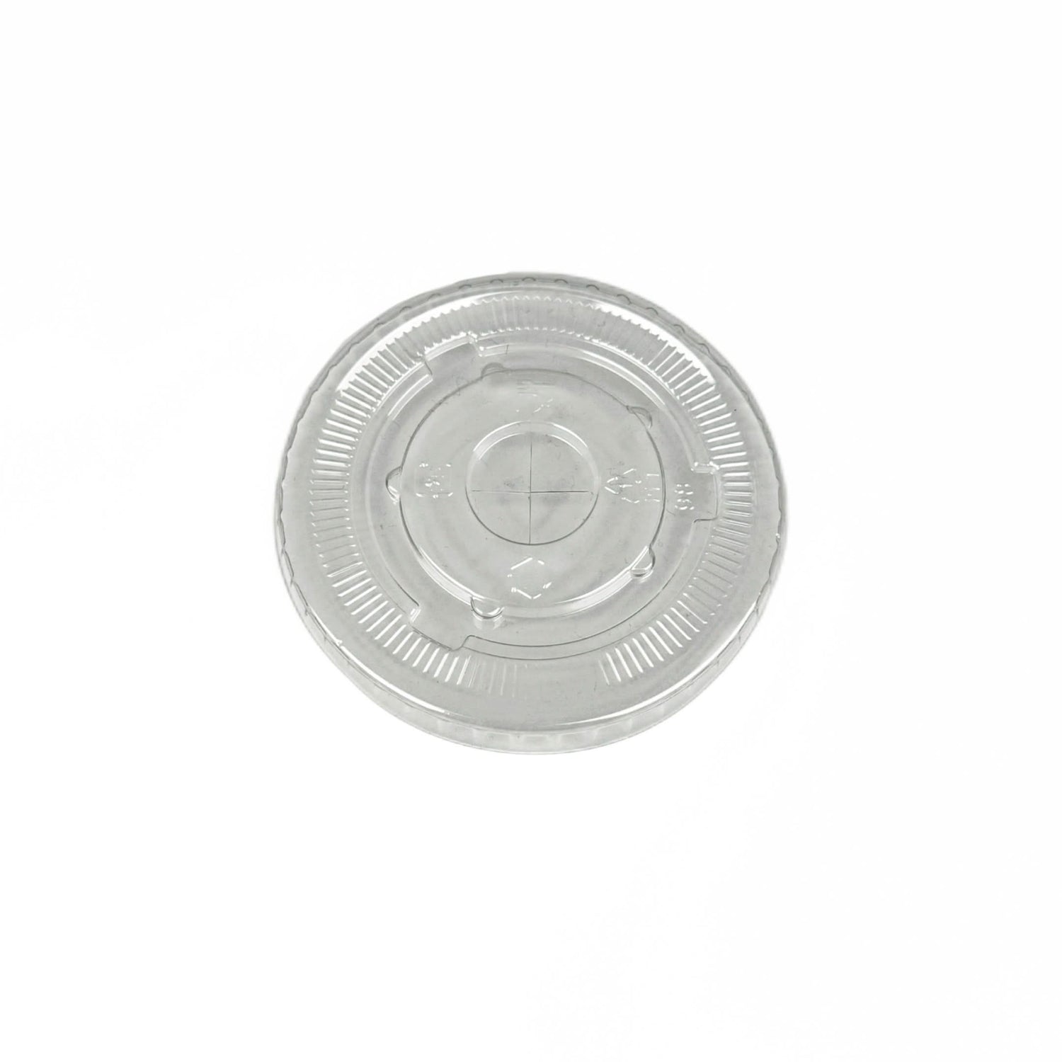 98mm Flat Straw Lid For Plastic Cup 1000pcs - ecoaralon