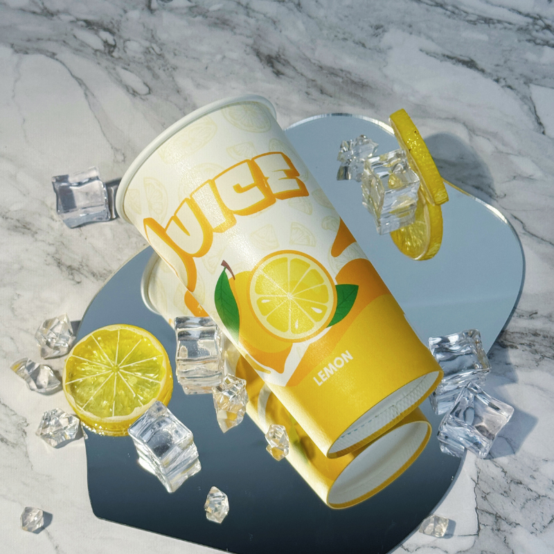 Custom 20oz Single Wall Cold Paper Cups (100 pcs/Pack, 1,000 pcs/Case) - ecoaralon