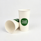 Custom 20oz Single Wall Paper Cups with Full-Color Printing - ecoaralon