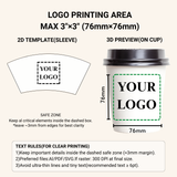 Starter Pack - 3*3 inch Logo Printing Cup - ecoaralon