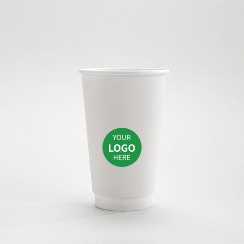 16 oz. Custom Printed Double Walled Paper Cup - ecoaralon