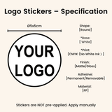 Starter Pack Blank Paper Cups + Logo Stickers Bundle (8oz / 10oz / 12oz / 16oz – Single Wall / Double Wall) - ecoaralon