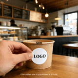 Starter Pack Soup Paper Bowl + Logo Sticker Bundle (8oz / 12oz / 16oz) - ecoaralon