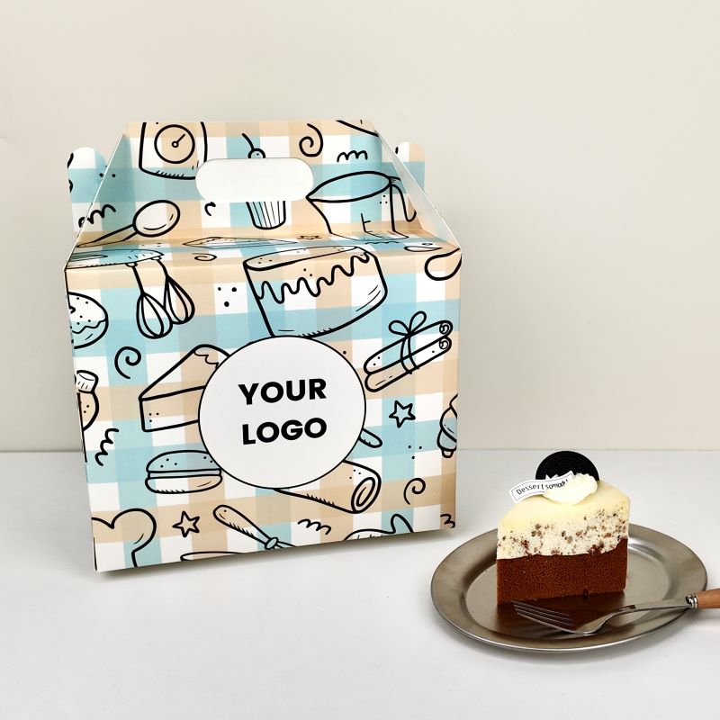 Custom Printed Gable Cake Boxes