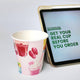 Custom 10oz Single Wall Paper Cups 100pcs/1000pcs