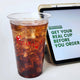 Custom 20oz. Crystal Clear Plastic Cups - PET Cups