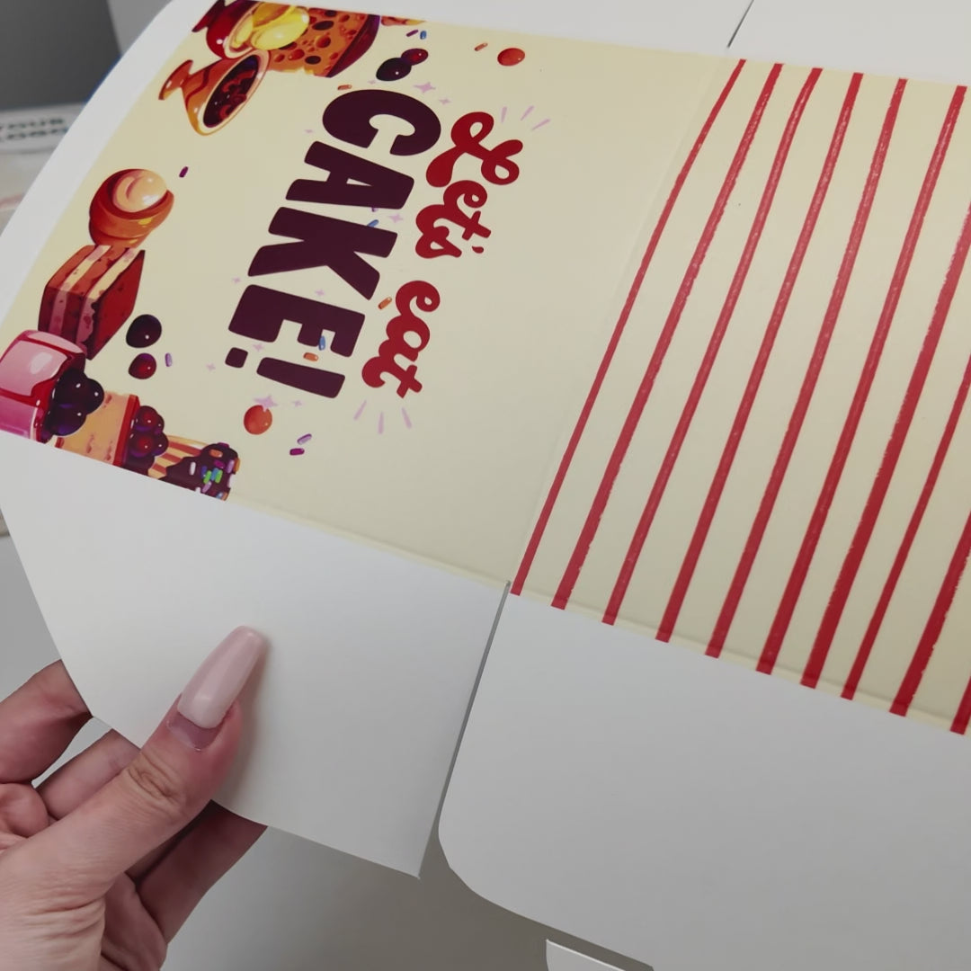 Custom Printed Bakery Cake Box