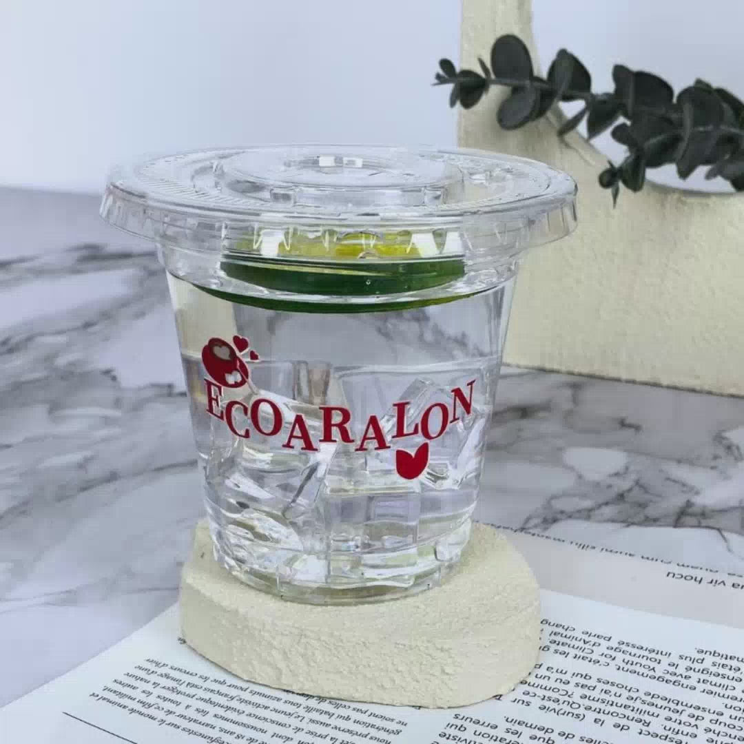 Custom 12 oz. Crystal Clear Plastic Cups - PET Cups