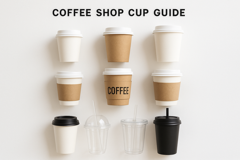 The Ultimate Coffee Shop Cup Guide: paper wall and plastic